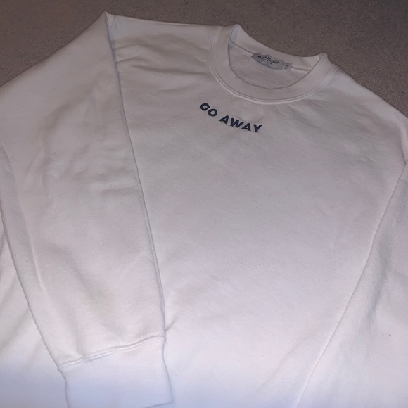 Embroidered Crewneck Sweatshirt, Oversized Fit - Picture 4 of 7
